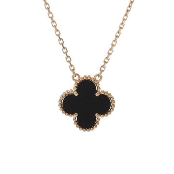 ヴァン クリーフ&アーペル ヴィンテージアルハンブラ ネックレス ゴールド K18イエローゴールド YG レディース ジュエリー 【中古】【jewelry】