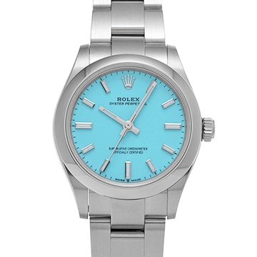 ロレックス オイスターパーペチュアル 31 277200 ターコイズブルー ユニセックス 時計 【中古】【wristwatch】
