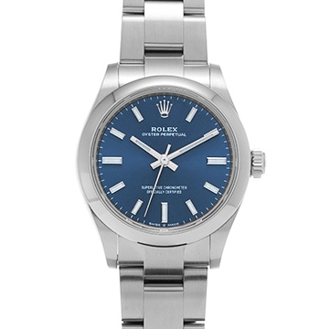 ロレックス オイスターパーペチュアル 31 277200 ブルー ユニセックス 時計 【中古】【wristwatch】