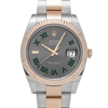 ロレックス デイトジャスト 41 126331 スレートグレー メンズ 時計 【中古】【wristwatch】