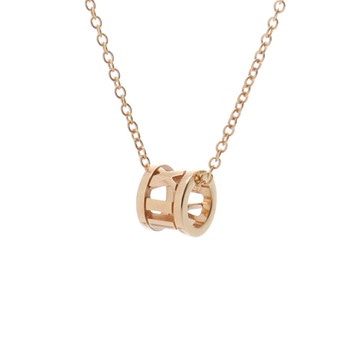 ティファニー アトラス オープン ミニ ネックレス ゴールド K18イエローゴールド YG レディース ジュエリー 【中古】【jewelry】