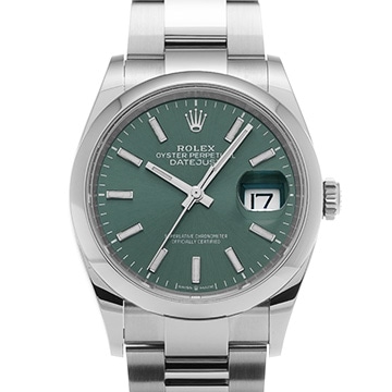 ロレックス デイトジャスト 36 126200 ミントグリーン メンズ 時計 【中古】【wristwatch】