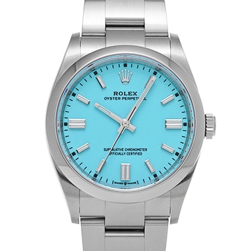 ロレックス オイスターパーペチュアル 36 126000 ターコイズブルー メンズ 時計 【中古】【wristwatch】