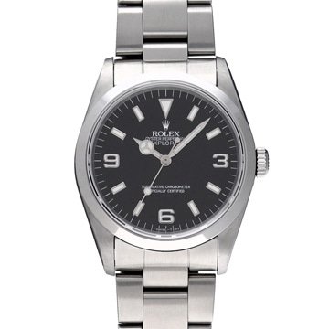 ロレックス エクスプローラー 14270 ブラック メンズ 時計 【中古】【wristwatch】