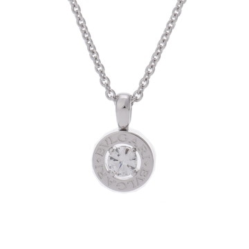 ブルガリ ブルガリブルガリ ネックレス 1PD シルバー 340614 K18ホワイトゴールド WG レディース ジュエリー 【中古】【jewelry】