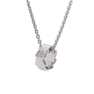 ブルガリ セルペンティヴァイパー ネックレス シルバー 355255 K18ホワイトゴールド WG レディース ジュエリー 【中古】【jewelry】