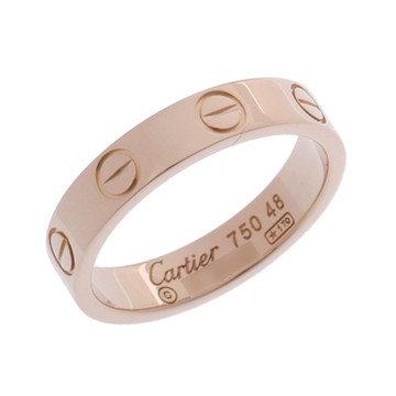 カルティエ ミニラブリング #48 ゴールド B4049748 K18ピンクゴールド PG レディース ジュエリー 【中古】【jewelry】