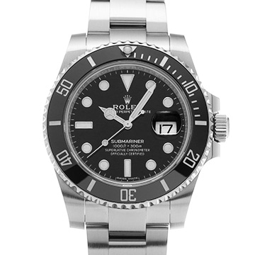 ロレックス サブマリーナ デイト 116610LN ブラック メンズ 時計 【中古】【wristwatch】