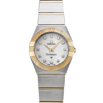 オメガ コンステレーション ブラッシュ クォーツ 123.20.24.60.55.002 ホワイトシェル/ダイヤモンド レディース 時計 【新品】【wristwatch】