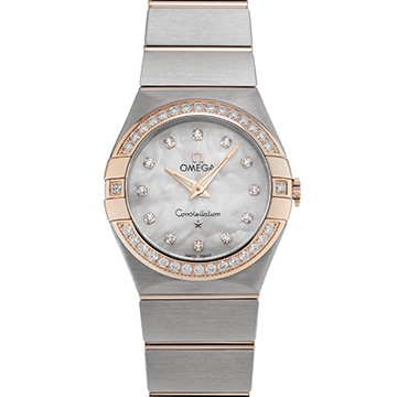 オメガ コンステレーション 123.25.27.60.55.001 ホワイトシェル/ダイヤモンド レディース 時計 【新品】【wristwatch】