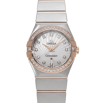 オメガ コンステレーション 123.25.27.60.55.002 ホワイトシェル/ダイヤモンド レディース 時計 【新品】【wristwatch】