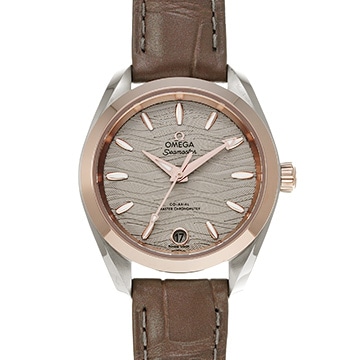 オメガ シーマスター アクアテラ 150 コーアクシャル マスタークロノメーター 220.23.34.20.06.001 グレー レディース 時計 【新品】【wristwatch】