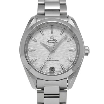 オメガ シーマスター アクアテラ コーアクシャル マスタークロノメーター 220.10.34.20.02.002 シルバー レディース 時計 【新品】【wristwatch】