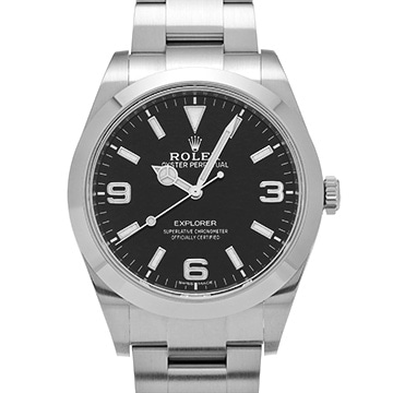 ロレックス エクスプローラー 214270 ブラック メンズ 時計 【中古】【wristwatch】