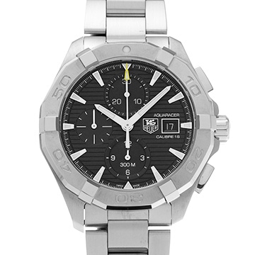 タグ ホイヤー アクアレーサー キャリバー16 クロノグラフ CAY2110.BA0927 ブラック メンズ 時計 【中古】【wristwatch】