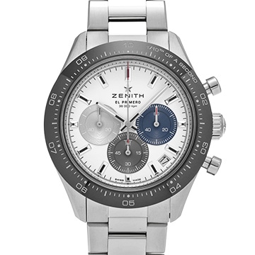 ゼニス クロノマスター スポーツ エル・プリメロ 03.3100.3600/69.M3100 ホワイト メンズ 時計 【中古】【wristwatch】