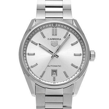 タグ ホイヤー カレラ キャリバー5 WBN2111.BA0639 シルバー メンズ 時計 【中古】【wristwatch】
