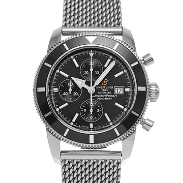 ブライトリング スーパーオーシャン ヘリテージ クロノグラフ 46 A272B08OCA ブラック メンズ 時計 【中古】【wristwatch】