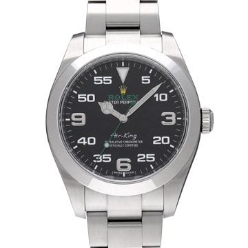 ロレックス エアキング 116900 ブラック メンズ 時計 【中古】【wristwatch】