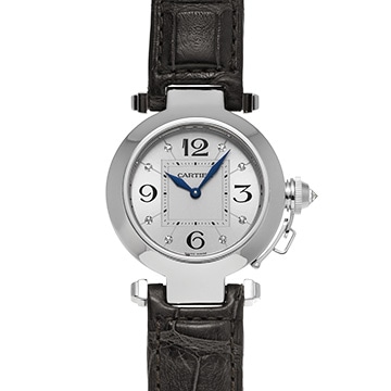 カルティエ パシャ 32 WJ11902G シルバー/ダイヤモンド ユニセックス 時計 【中古】【wristwatch】