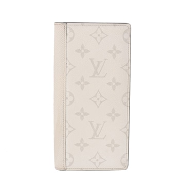 ルイ ヴィトン タイガラマ ポルトフォイユ ブラザ NM ホワイト M30889 レザー メンズ 財布 【中古】【purse】