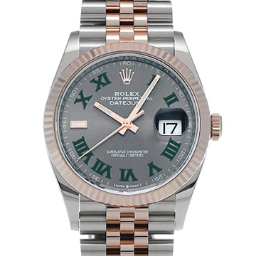 ロレックス デイトジャスト 36 126231 スレートグレー メンズ 時計 【中古】【wristwatch】