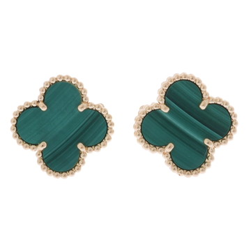 ヴァン クリーフ&アーペル ヴィンテージアルハンブラ ピアス ゴールド K18イエローゴールド YG レディース ジュエリー 【中古】【jewelry】