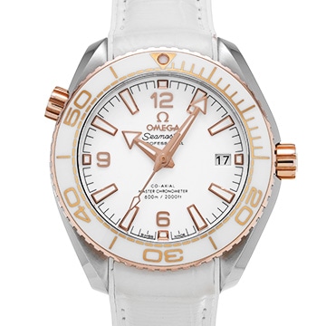 オメガ シーマスター プラネットオーシャン 600 コーアクシャル マスタークロノメーター 215.23.40.20.04.001 ホワイト メンズ 時計 【中古】【wristwatch】