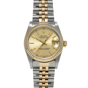 ロレックス デイトジャスト 68273 シャンパン ユニセックス 時計 【中古】【wristwatch】