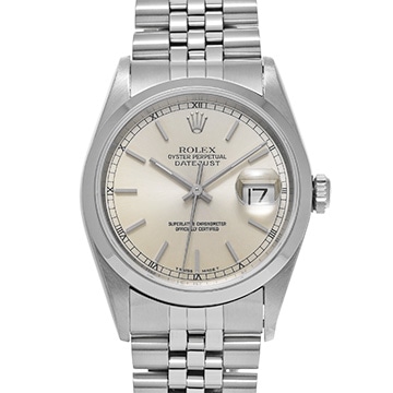 ロレックス デイトジャスト 16200 シルバー メンズ 時計 【中古】【wristwatch】