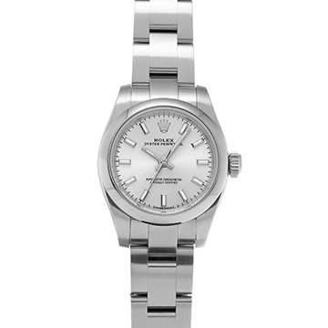 ロレックス オイスターパーペチュアル 26 176200 シルバー レディース 時計 【中古】【wristwatch】