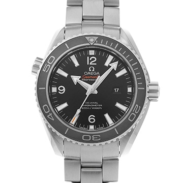 オメガ シーマスター プラネットオーシャン 600 コーアクシャル 232.30.38.20.01.001 ブラック ユニセックス 時計 【中古】【wristwatch】