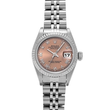 ロレックス デイトジャスト 69174 ピンク レディース 時計 【中古】【wristwatch】