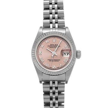 ロレックス デイトジャスト 79174 ピンク レディース 時計 【中古】【wristwatch】