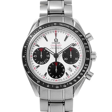 オメガ スピードマスター デイト 323.30.40.40.04.001 ホワイト/ブラック メンズ 時計 【中古】【wristwatch】