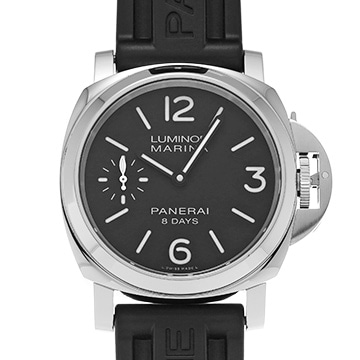 パネライ ルミノールマリーナ 8デイズ PAM00510 ブラック メンズ 時計 【中古】【wristwatch】