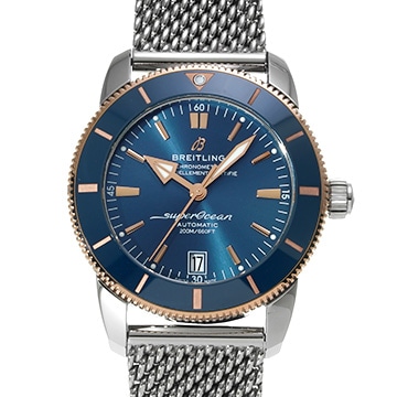 ブライトリング スーパーオーシャン ヘリテージ B20 オートマティック 42 UB2010161C1A1 ブルー メンズ 時計 【中古】【wristwatch】