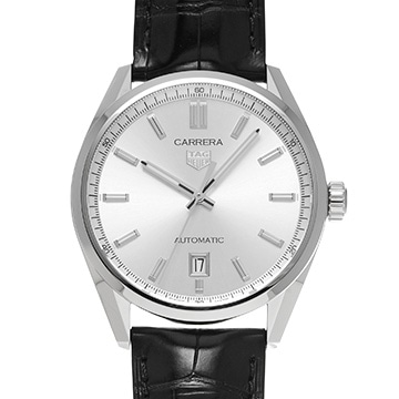 タグ ホイヤー カレラ キャリバー5 WBN2111.FC6505 シルバー メンズ 時計 【中古】【wristwatch】