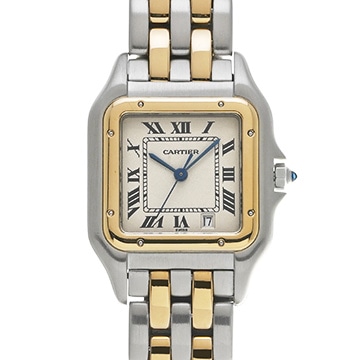 カルティエ パンテール MM 83083242 アイボリー ユニセックス 時計 【中古】【wristwatch】