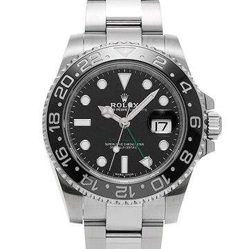 ロレックス GMTマスターII 116710LN ブラック メンズ 時計 【中古】【wristwatch】