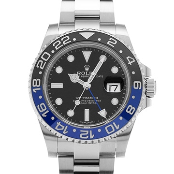 ロレックス GMTマスターII 116710BLNR ブラック メンズ 時計 【中古】【wristwatch】