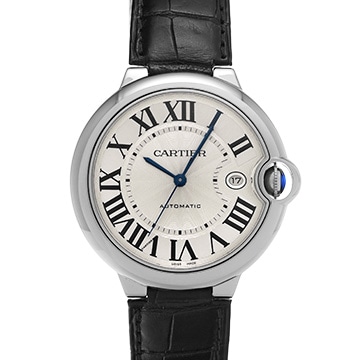カルティエ バロンブルー  W69016Z4 シルバー メンズ 時計 【中古】【wristwatch】