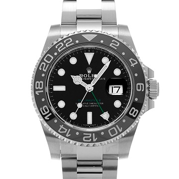 ロレックス GMTマスターII 116710LN ブラック メンズ 時計 【中古】【wristwatch】