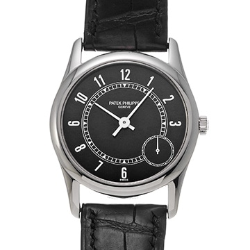 パテック フィリップ カラトラバ 5000G ブラック メンズ 時計 【中古】【wristwatch】