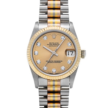 ロレックス デイトジャスト トリドール 68279GBIC シャンパン/ダイヤモンド ユニセックス 時計 【中古】【wristwatch】
