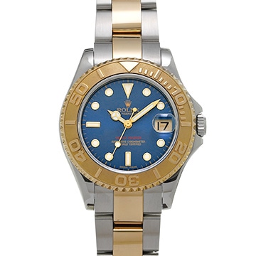 ロレックス ヨットマスター 168623 ブルー ユニセックス 時計 【中古】【wristwatch】