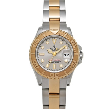 ロレックス ヨットマスター 29 169623 グレー レディース 時計 【中古】【wristwatch】