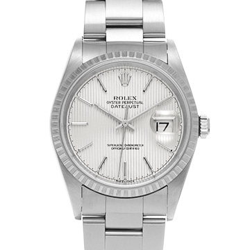 ロレックス デイトジャスト 16220 シルバー メンズ 時計 【中古】【wristwatch】