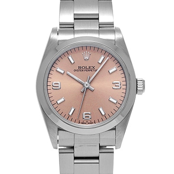 ロレックス オイスターパーペチュアル 67480 ピンク ユニセックス 時計 【中古】【wristwatch】