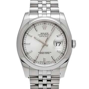 ロレックス デイトジャスト 116200 ホワイト メンズ 時計 【中古】【wristwatch】